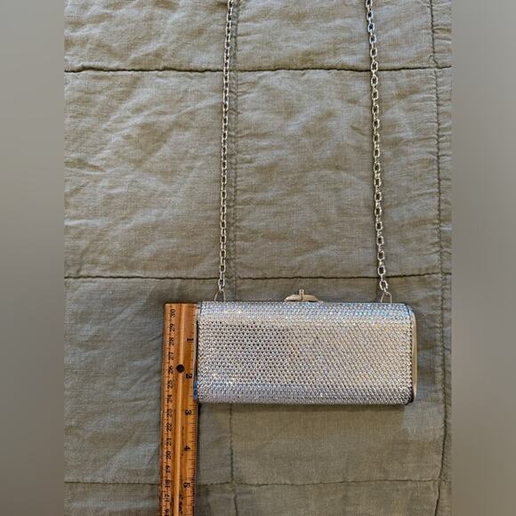 Vintage Judith Leiber Mini Minaudiere Swarovski Crystal-Embellished Clutch - Picture 6 of 9